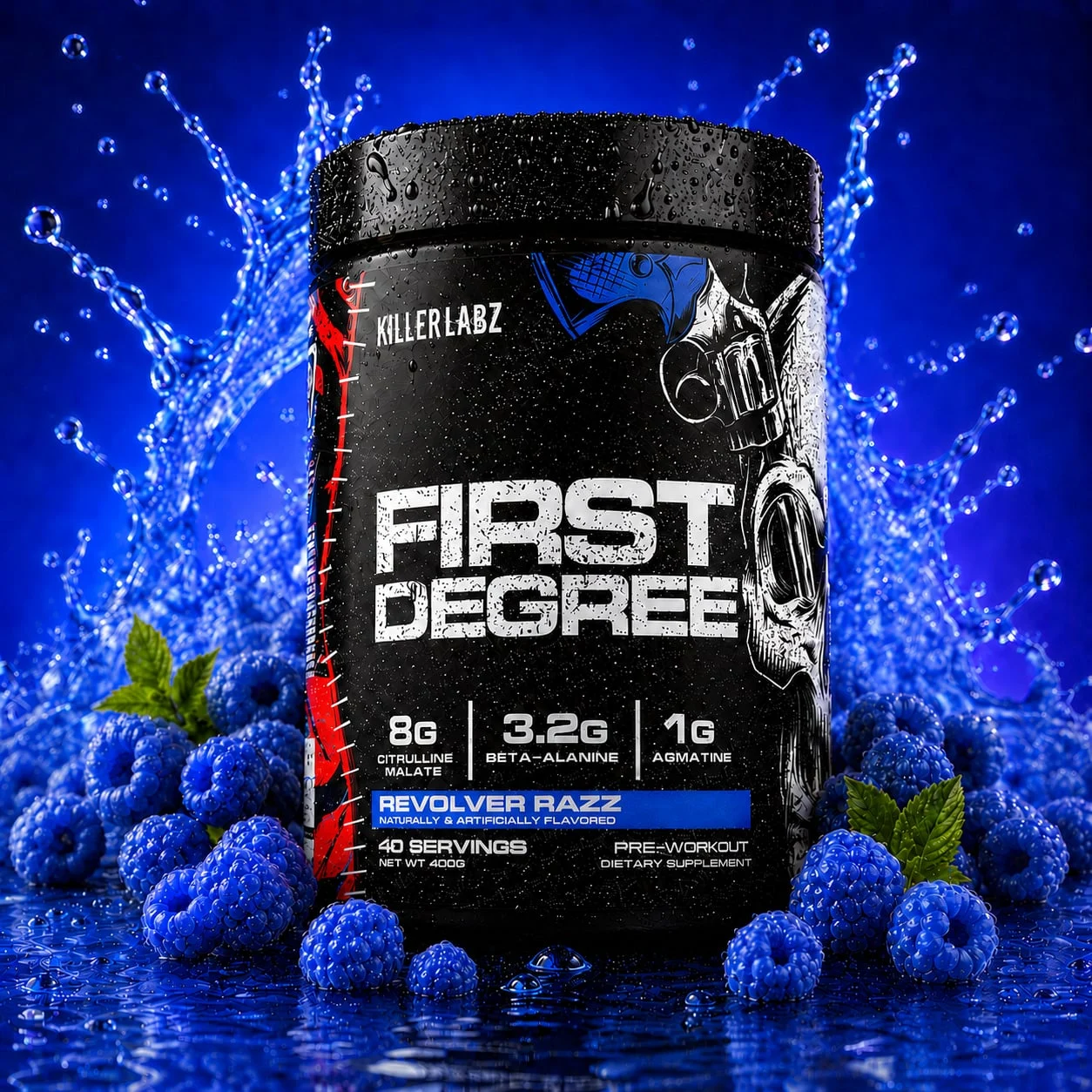 First Degree Blue Raspberry social graphic